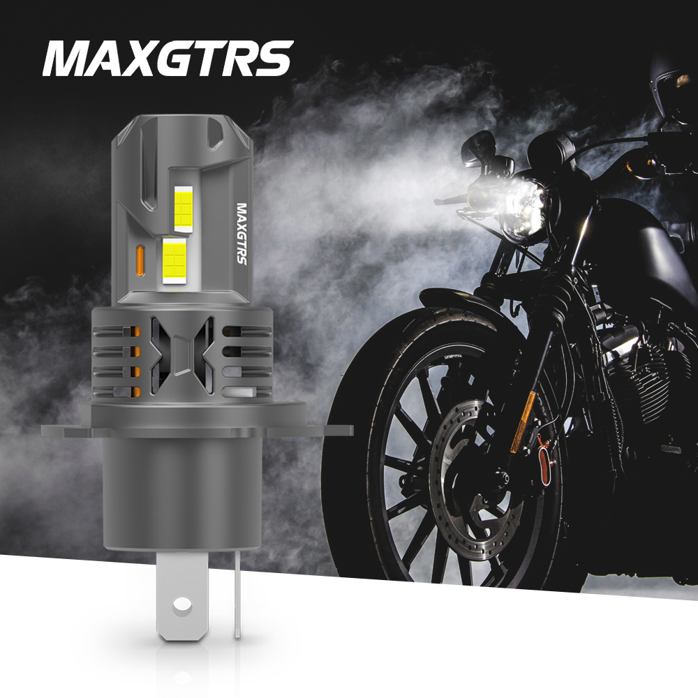 Universal Motorcycle Led Headlight Projector - 1 Pezzo Lampadina LED H4 per