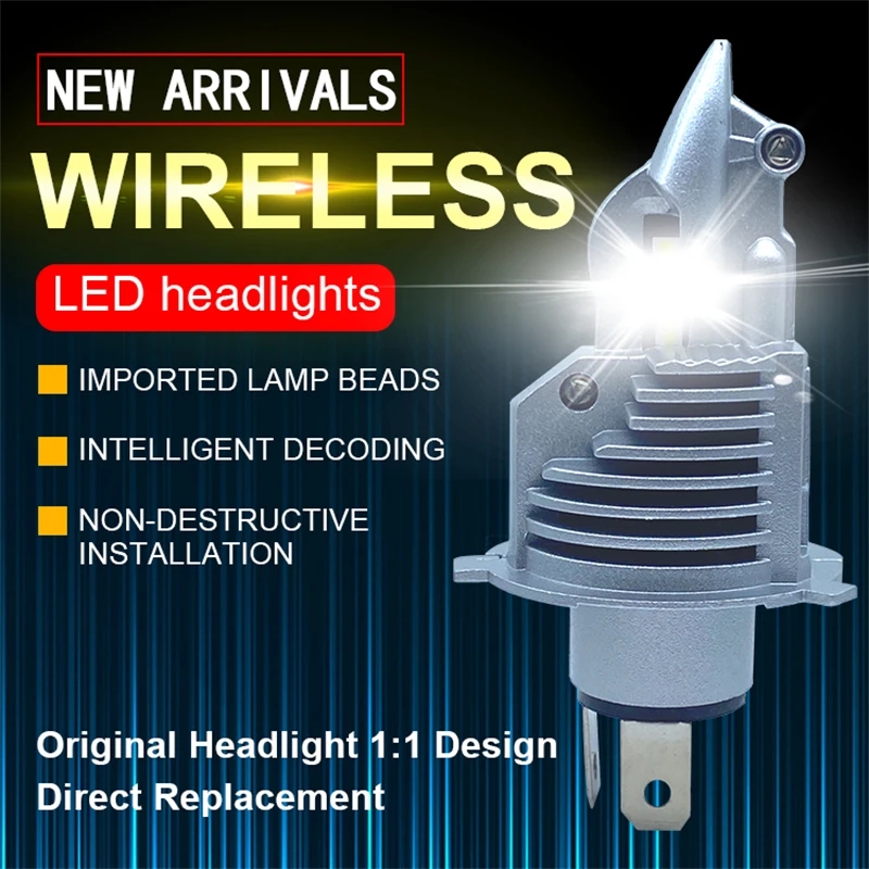 Universal Motorcycle Led Headlight Projector - EURS H4 LED fari 16000LM 80W