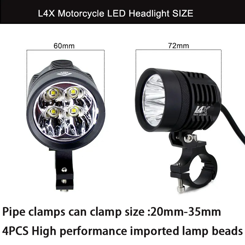 Faro LED Stroboscopico Bicolor - Universal Motorcycle Led Headlight Projector recensione e prezzo