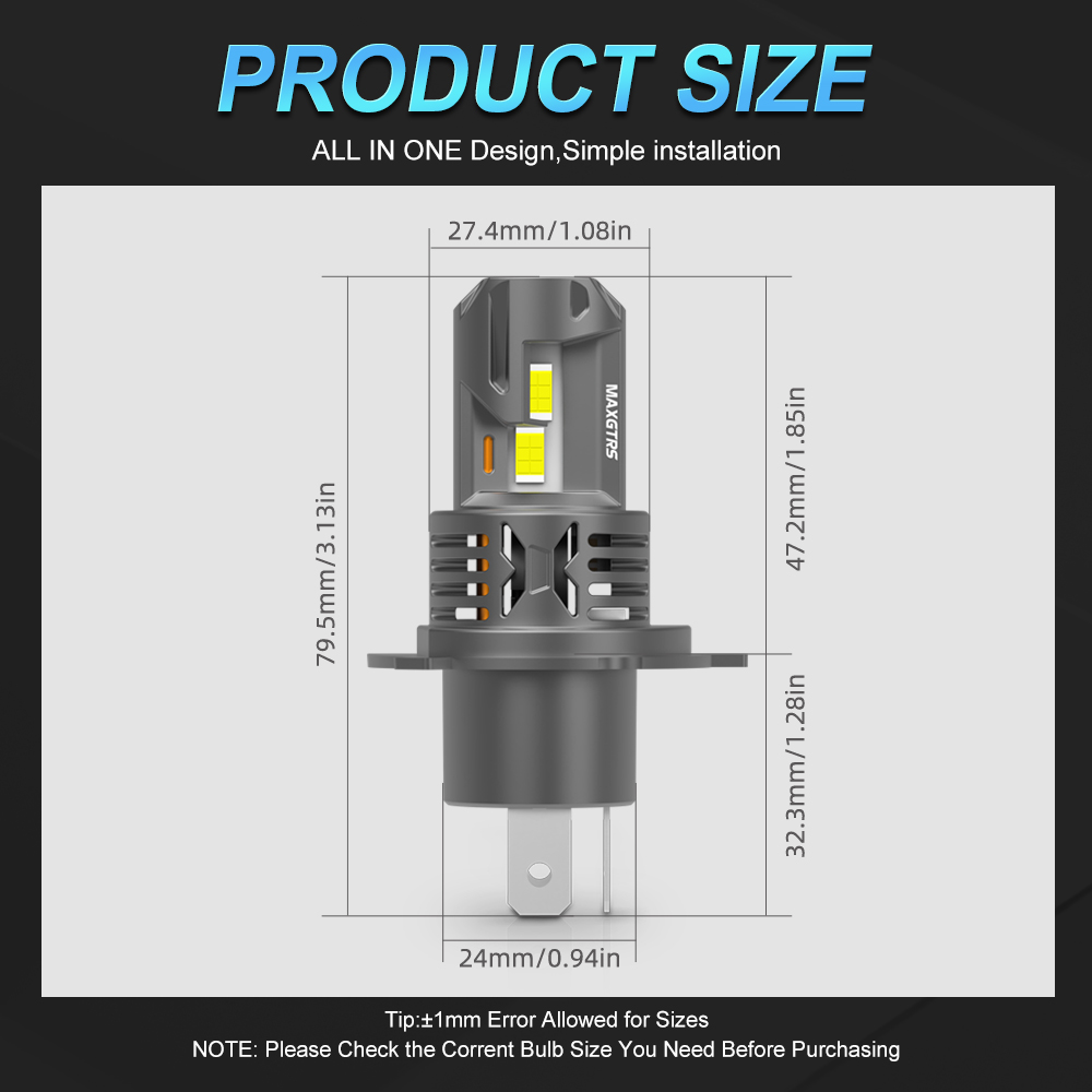 1 Pezzo Lampadina LED H4 per F - Universal Motorcycle Led Headlight Projector recensione e prezzo