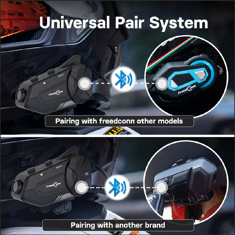Freedconn Interfono per moto A - Universal Motorcycle Helmet Intercom Headset recensione e prezzo