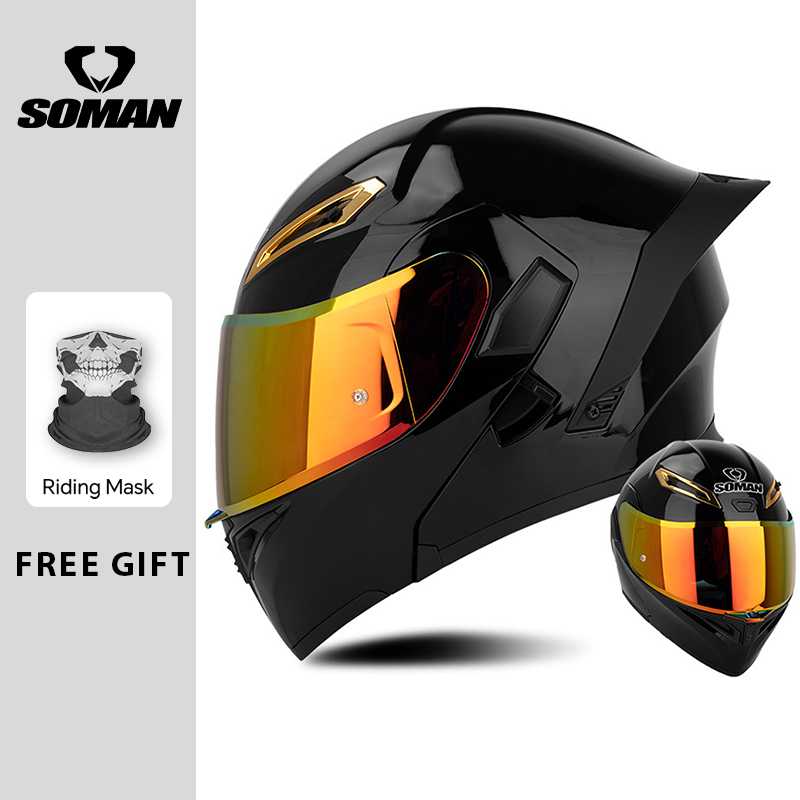 Caschi da moto apribili con do - Dual Visor Motorcycle Racing Helmet recensione e prezzo