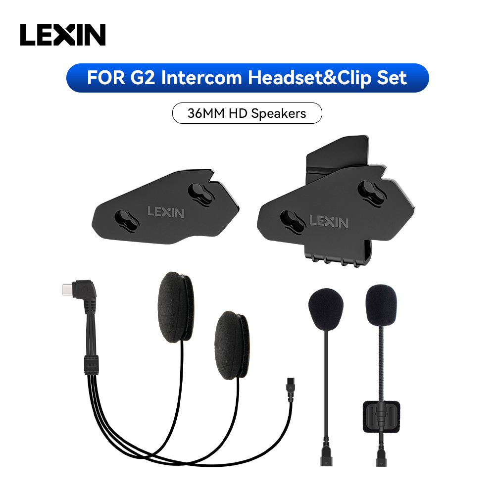LEXIN-G2 Accessori per cuffie  - Universal Motorcycle Helmet Intercom Headset recensione e prezzo
