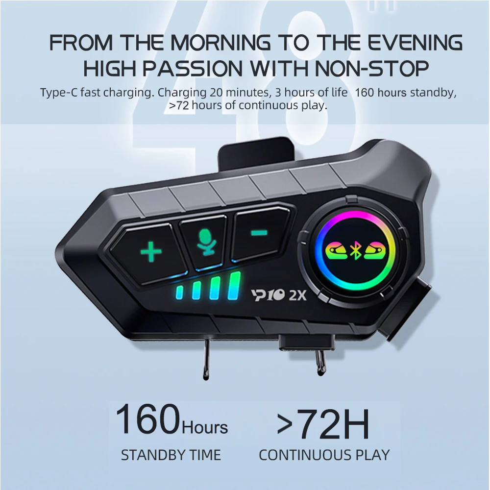 Y10 2x Interfono per moto Auri - Universal Motorcycle Helmet Intercom Headset recensione e prezzo