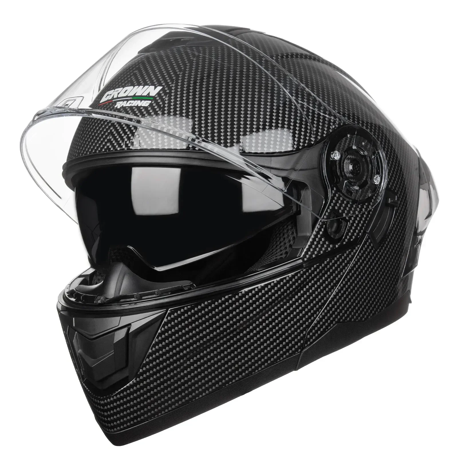 Casco modulare per moto Crown  - Dual Visor Motorcycle Racing Helmet recensione e prezzo